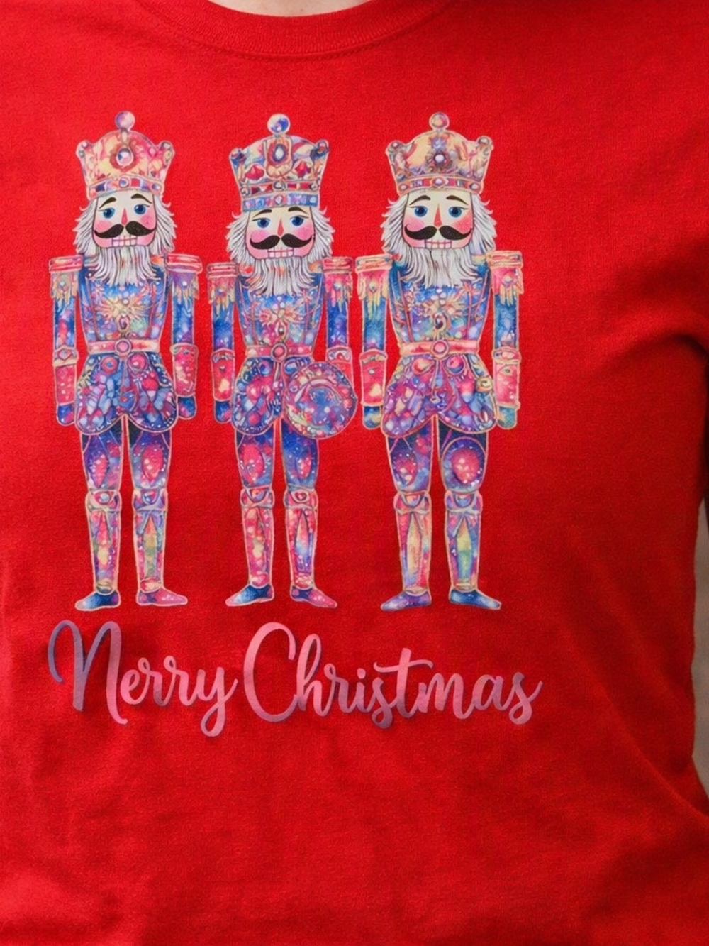 🎄 Nutcracker Christmas Tee – Merry & Bright!